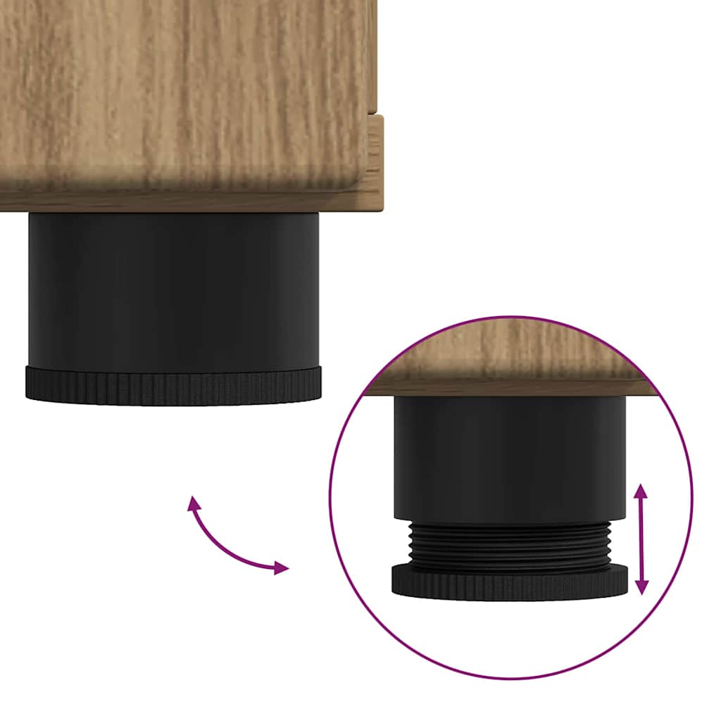 Sideboard Artisan oak 88.5 x 30.5 x 73 cm Engineered wood